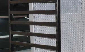 Perforated Grocery Store Shelf