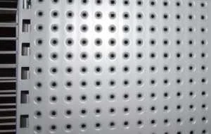 Perforated Grocery Store Shelf