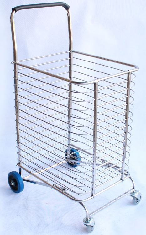 folding vegetable shopping cart