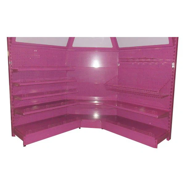 Metal Supermarket Corner Rack