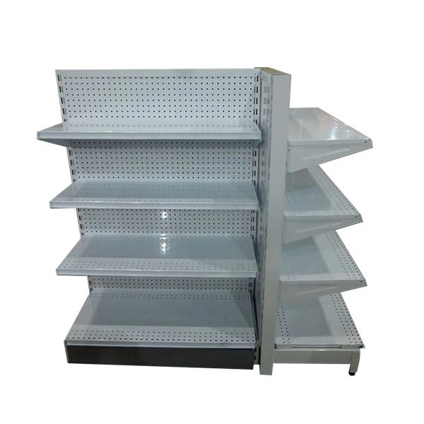 American Style Pegboard Gondola Shelving for Supermarket Grocery