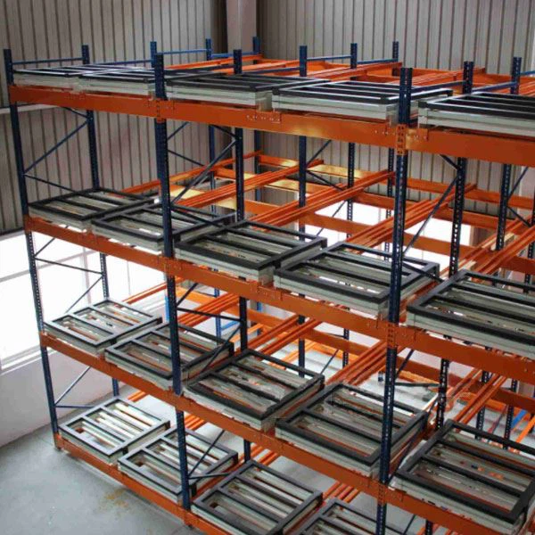 Push Back Pallet Racking